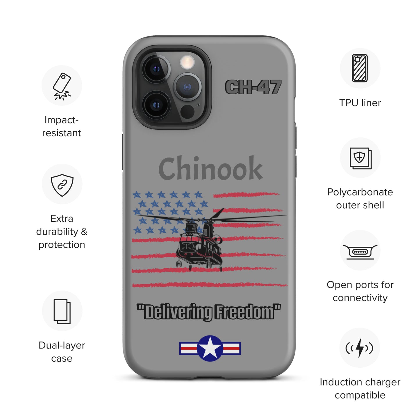 Chinook Patriot iPhone Case