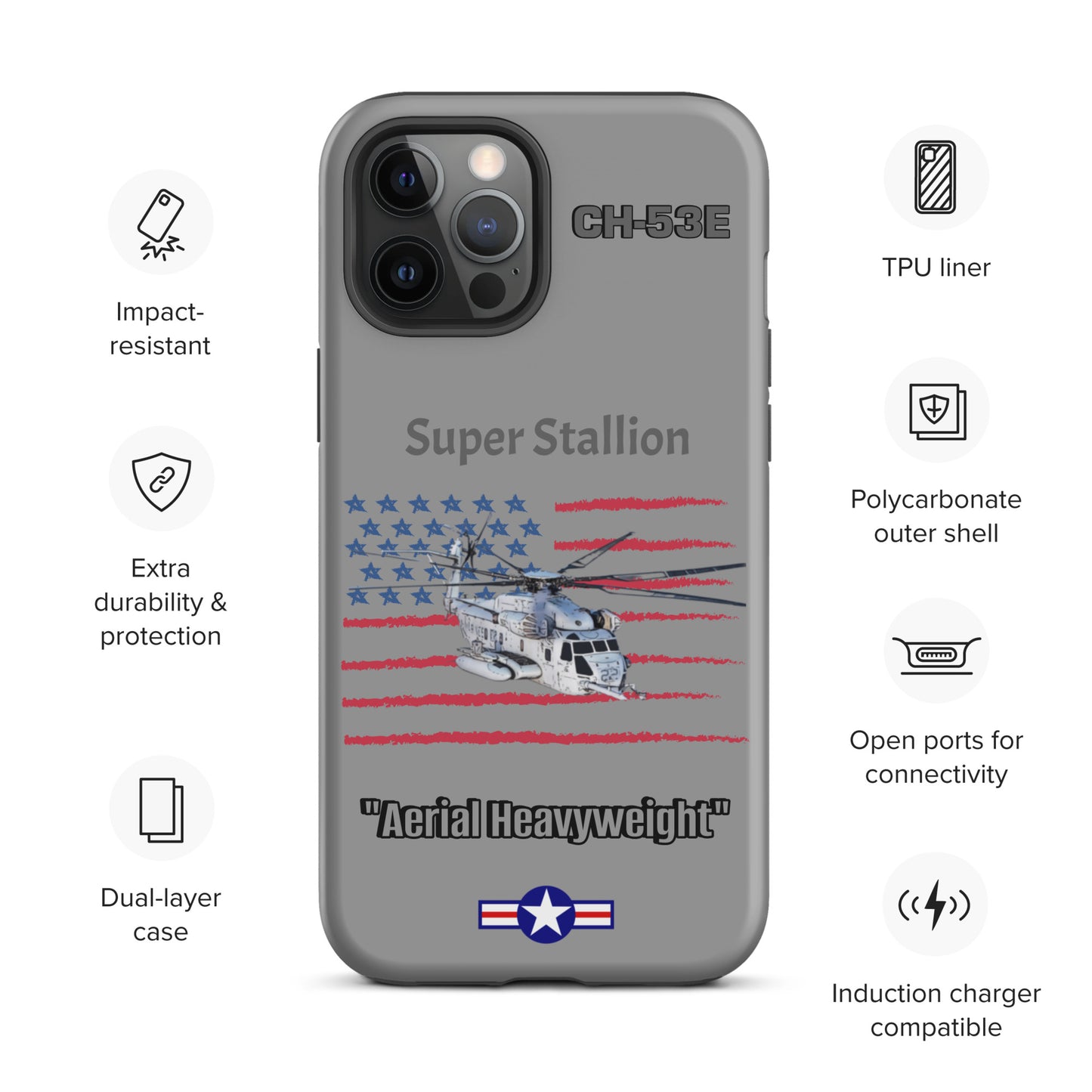 Super Stallion Patriot iPhone Case