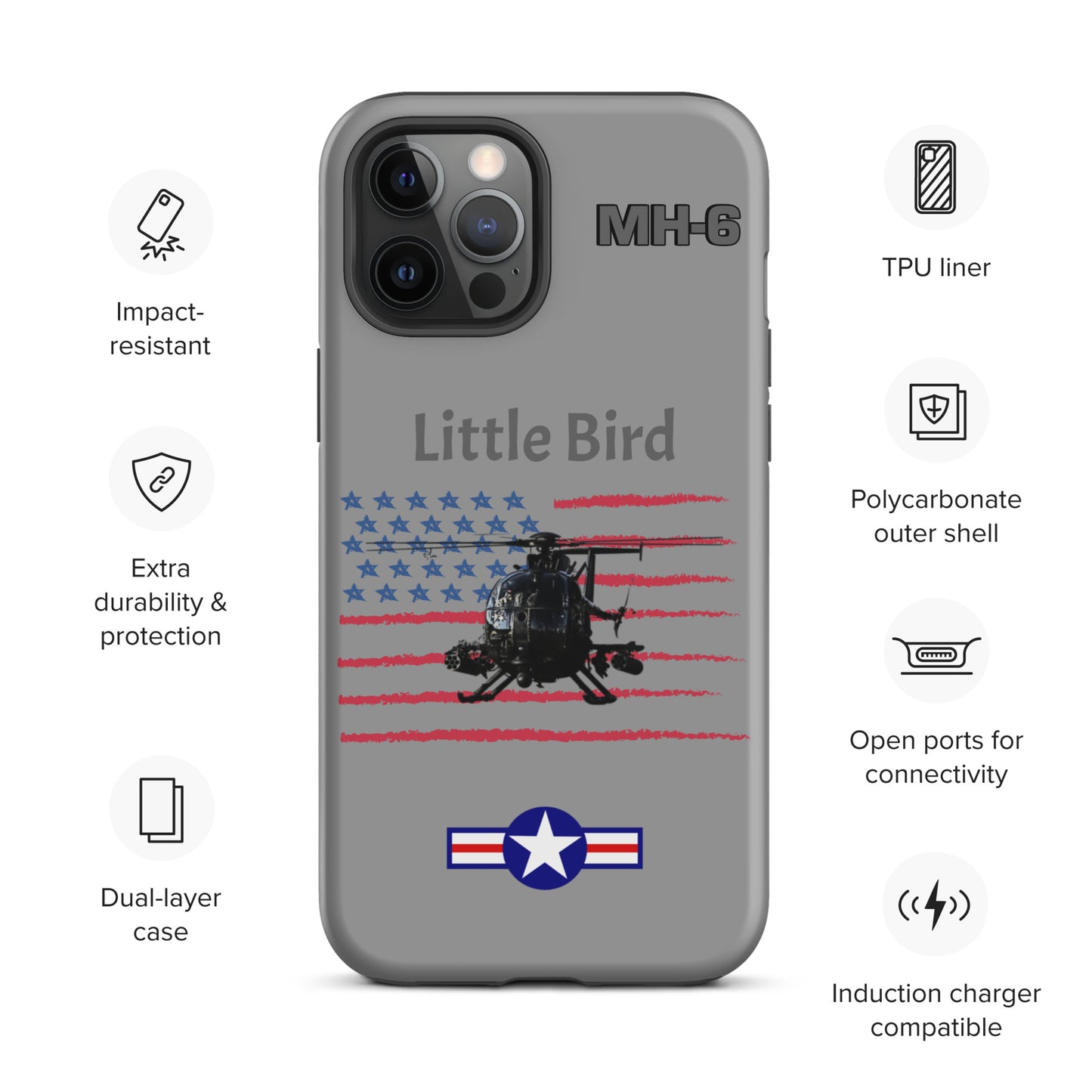 Little Bird Patriot iPhone Case (Without Quotes)