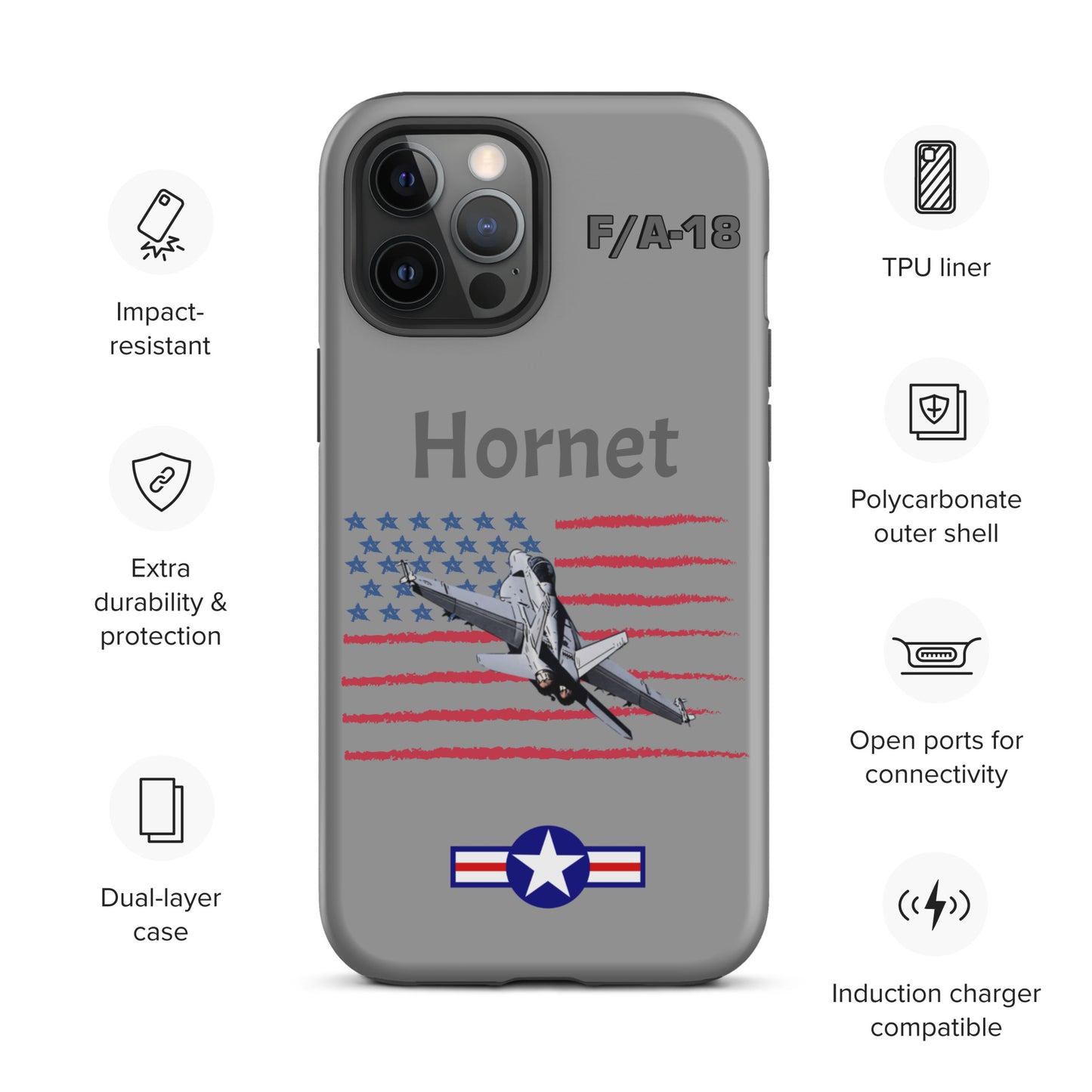 Hornet Patriot iPhone Case (Without Quotes)