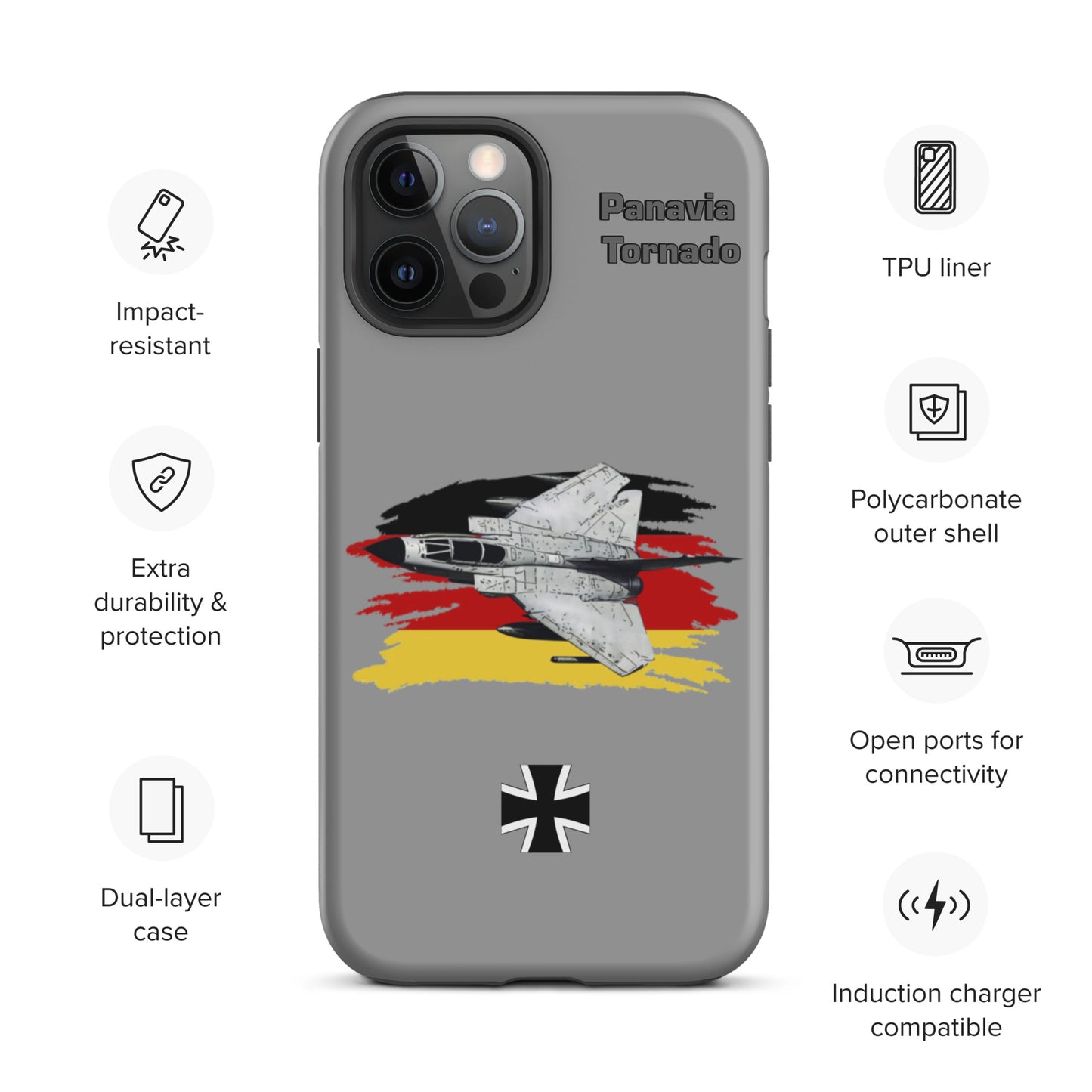 Tornado Patriot iPhone Case (Without Quotes)