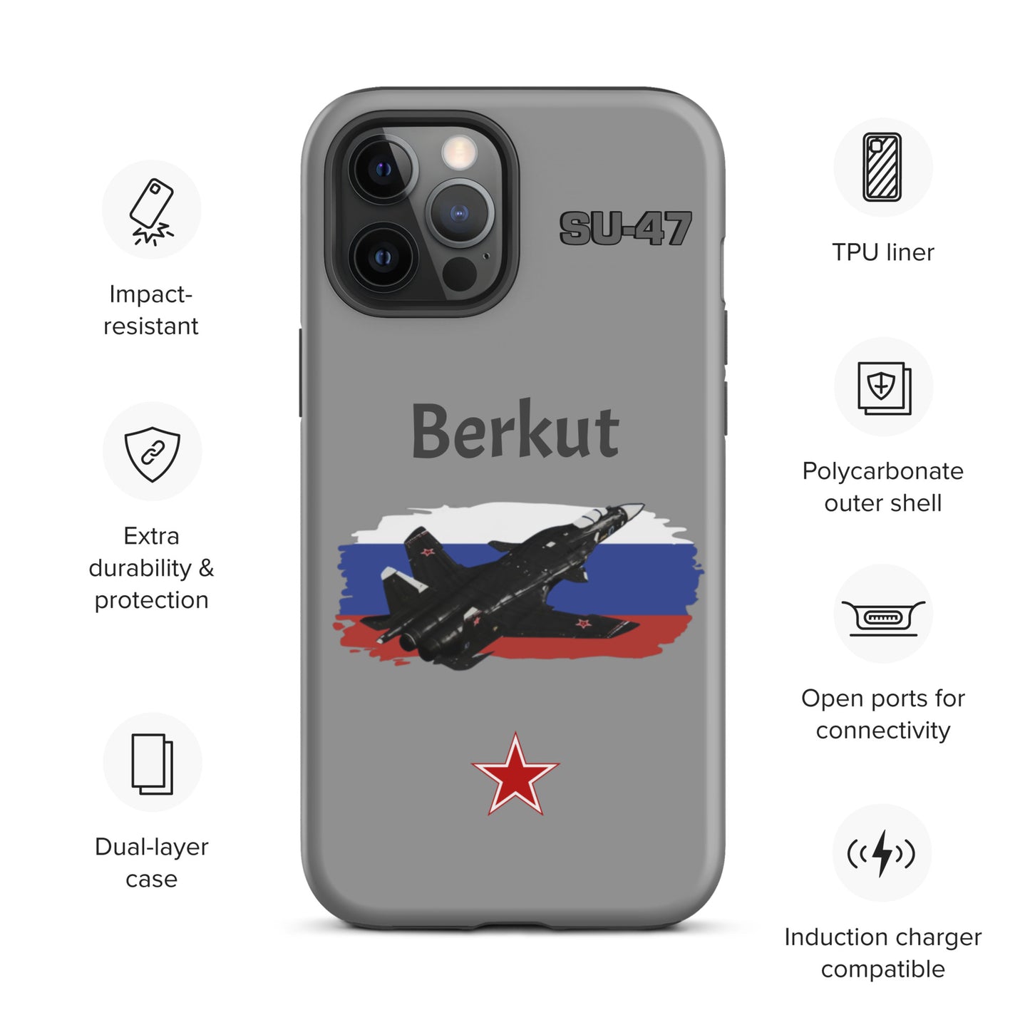 Berkut Patriot iPhone Case (Without Quotes)