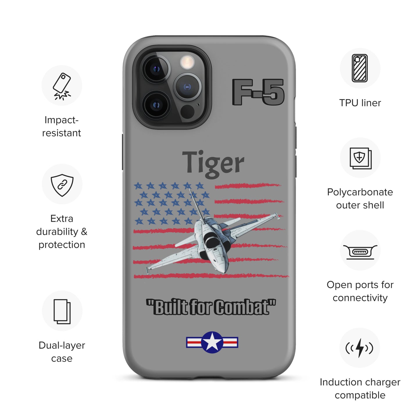 Tiger Patriot iPhone Case