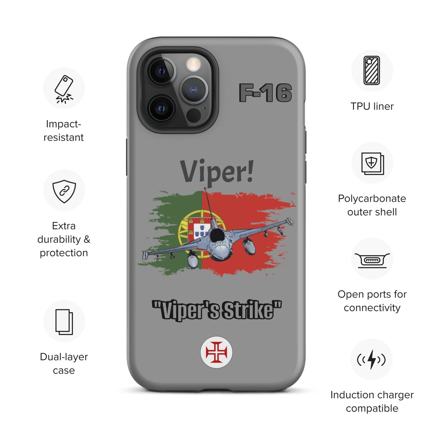 Portuguese Viper Patriot iPhone Case