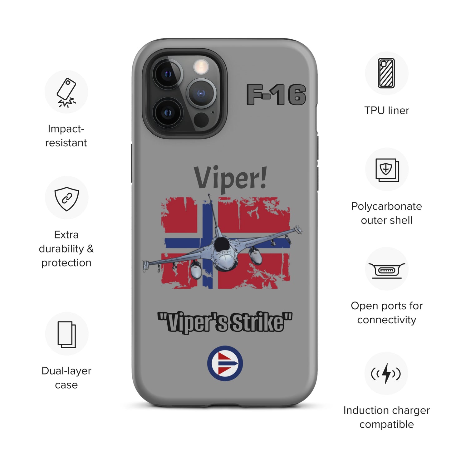 Norwegian Viper Patriot iPhone Case
