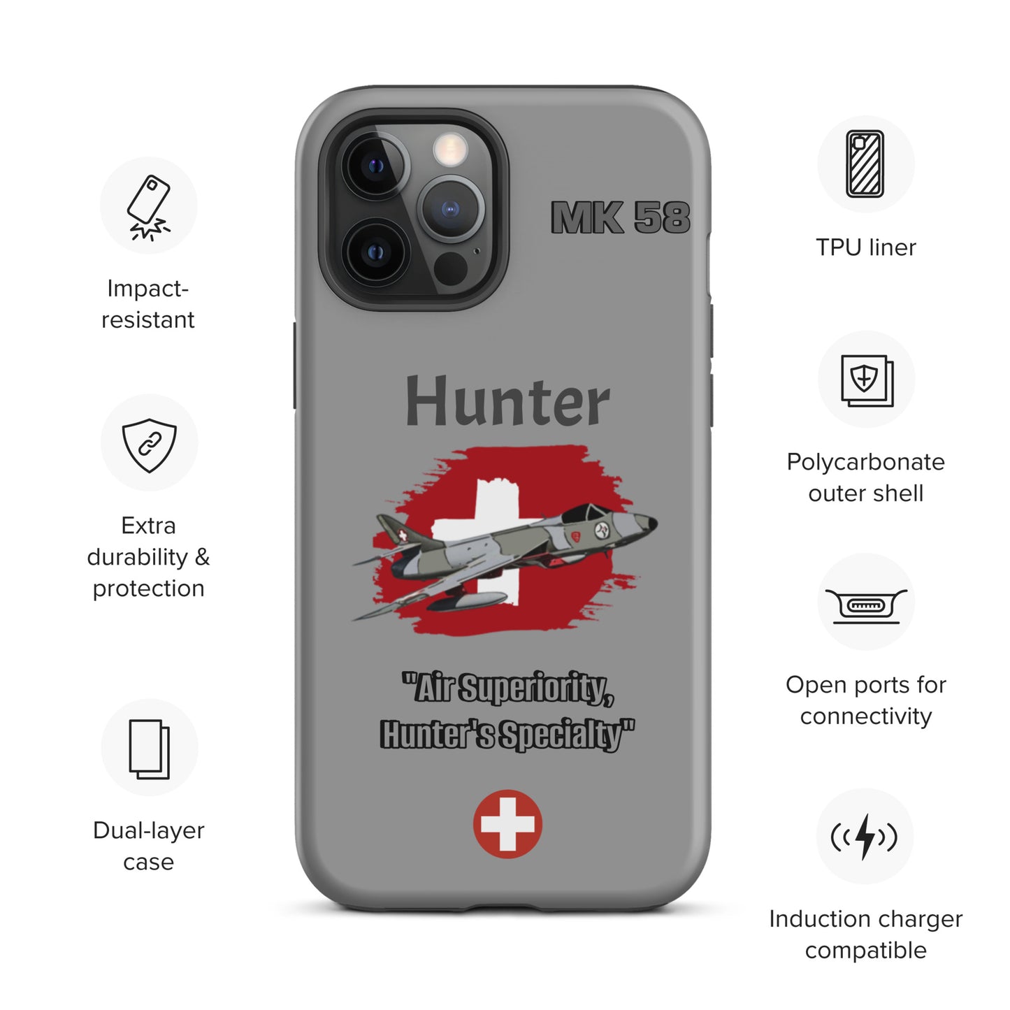 Swiss Hunter Patriot iPhone Case