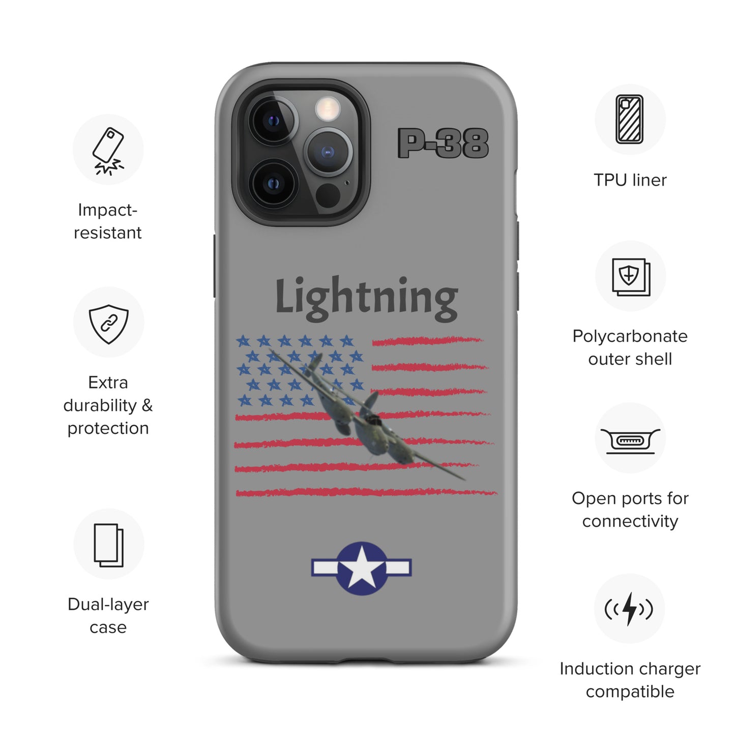 WWII Lightning Patriot iPhone Case