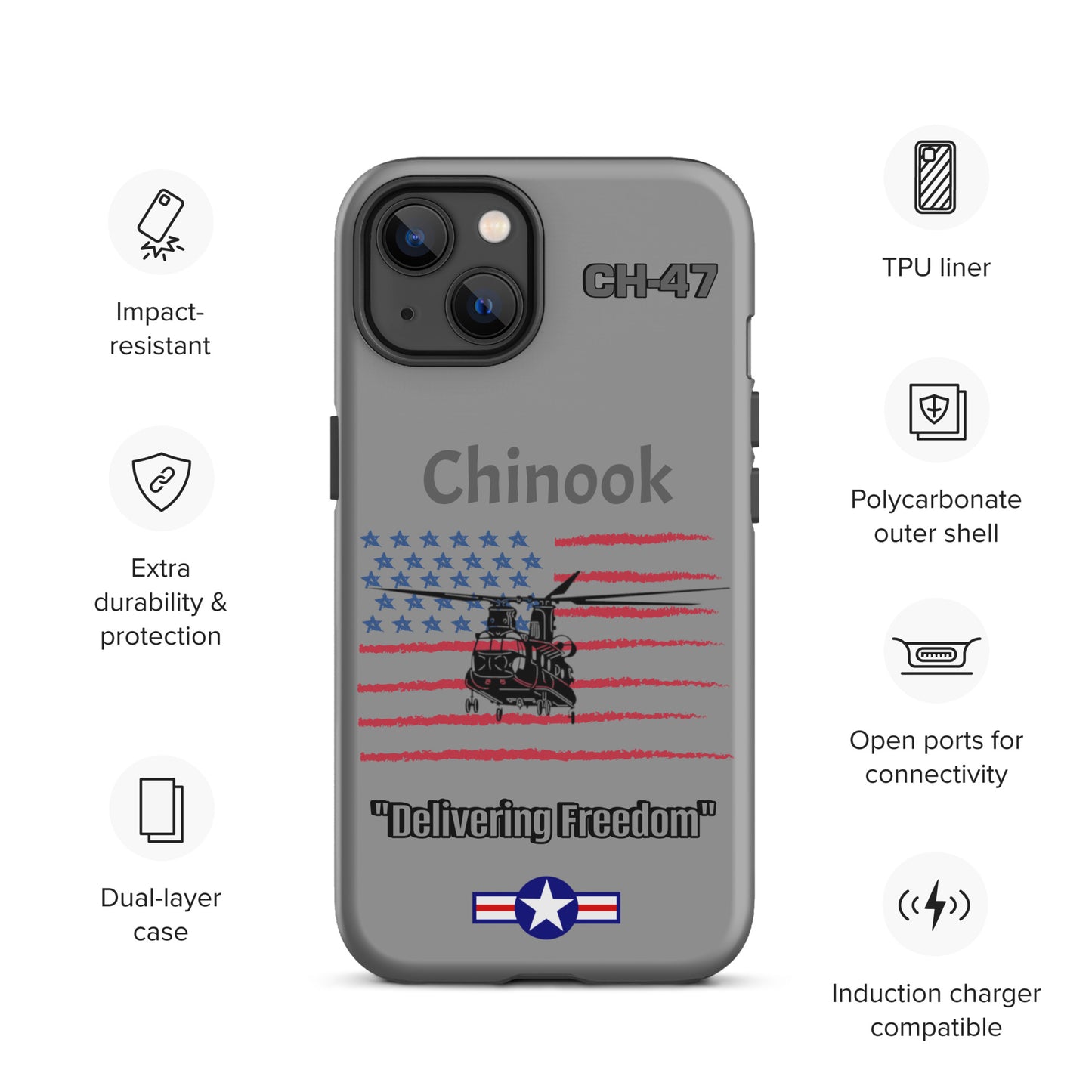 Chinook Patriot iPhone Case