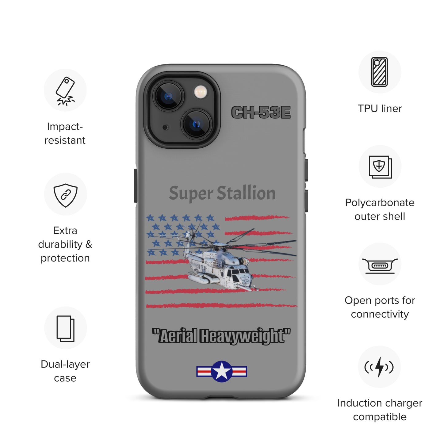 Super Stallion Patriot iPhone Case