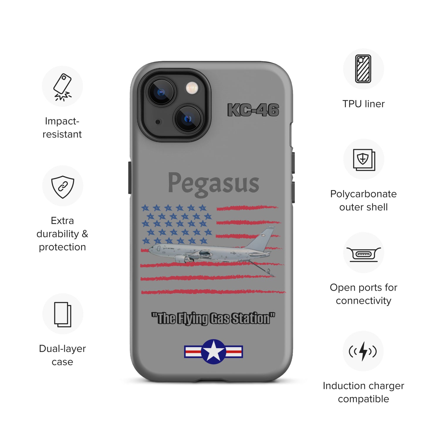 Pegasus Patriot iPhone Case