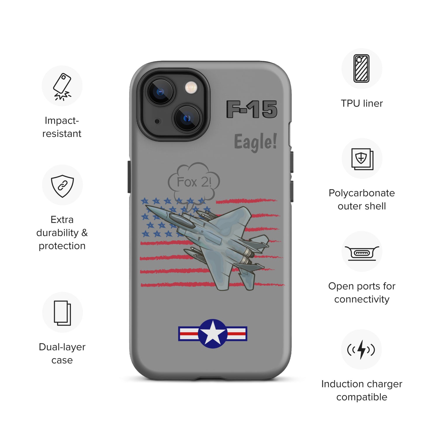Eagle Wings Freedom iPhone Case (Without Quotes)