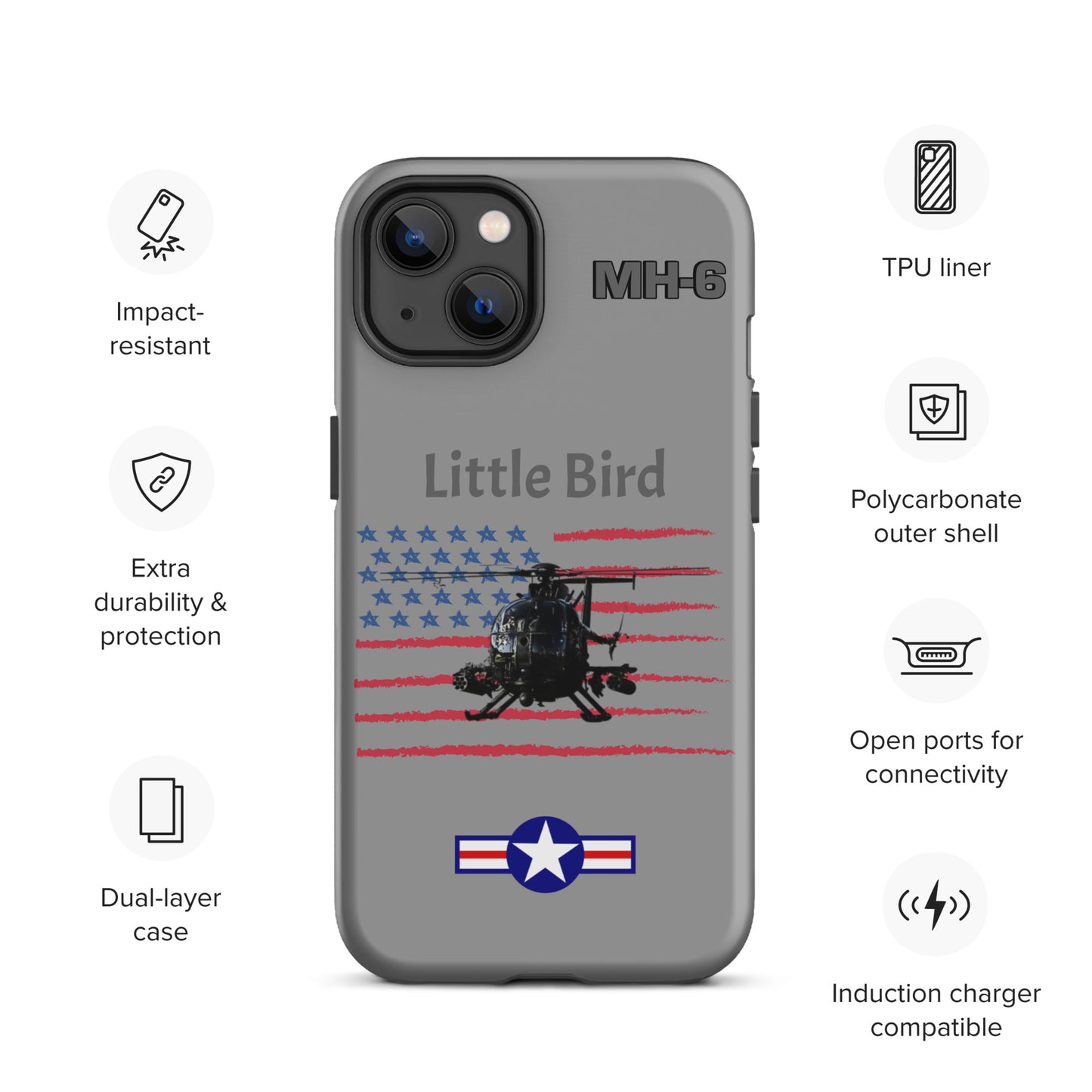 Little Bird Patriot iPhone Case (Without Quotes)