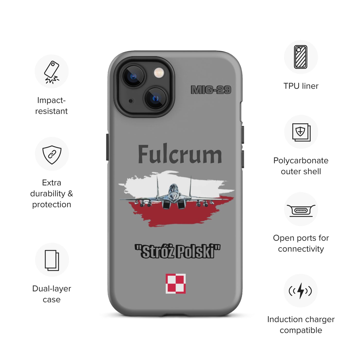 Poland Fulcrum Patriot iPhone Case