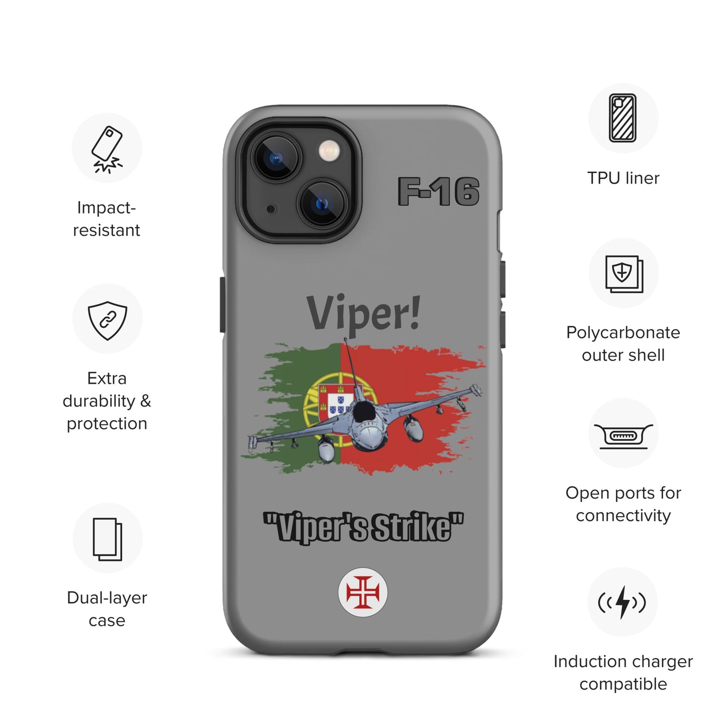 Portuguese Viper Patriot iPhone Case