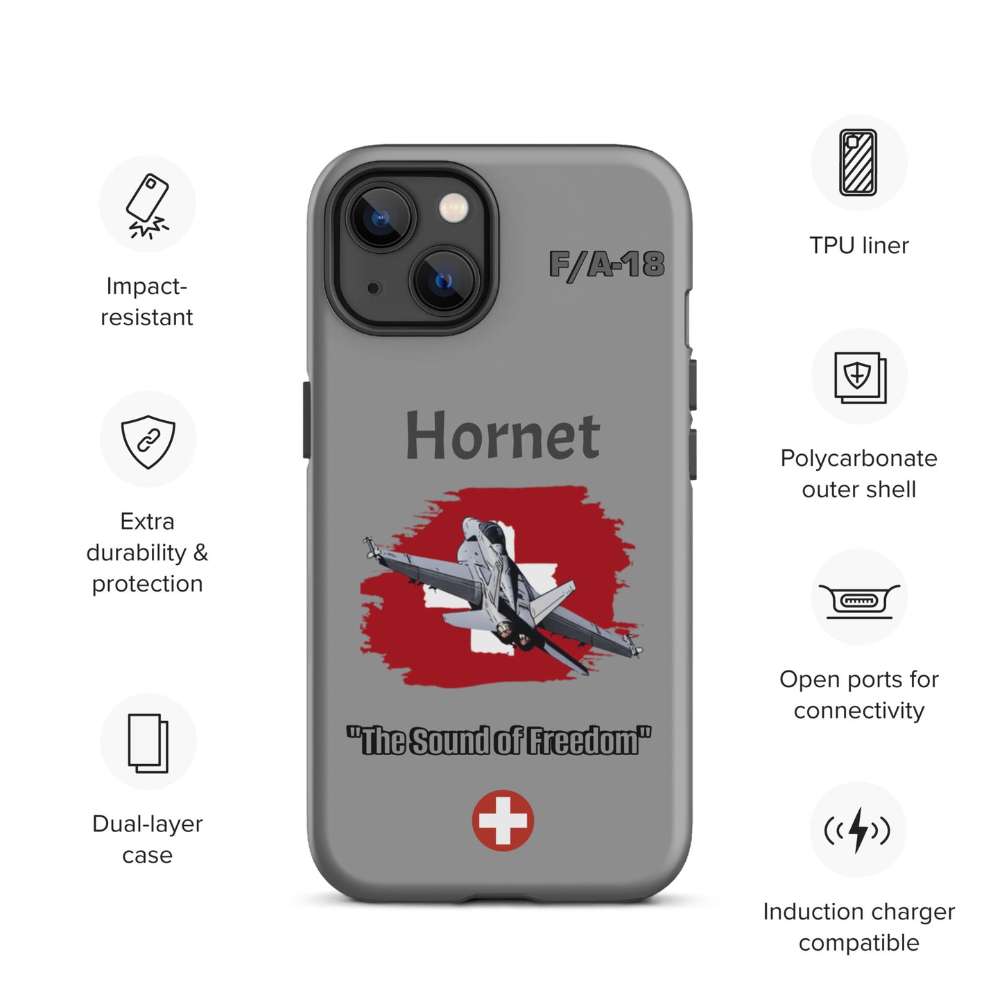 Swiss Hornet Patriot iPhone Case