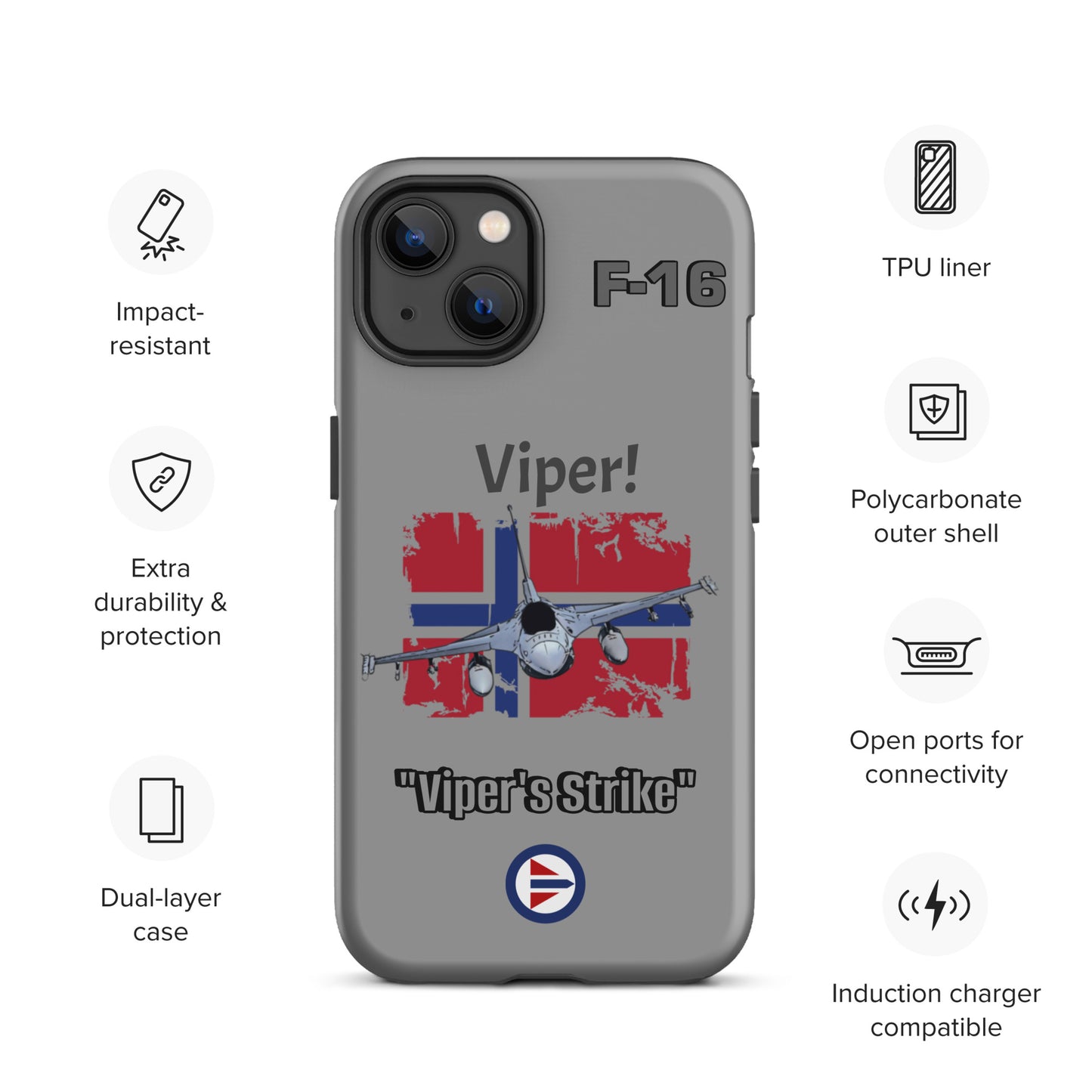 Norwegian Viper Patriot iPhone Case
