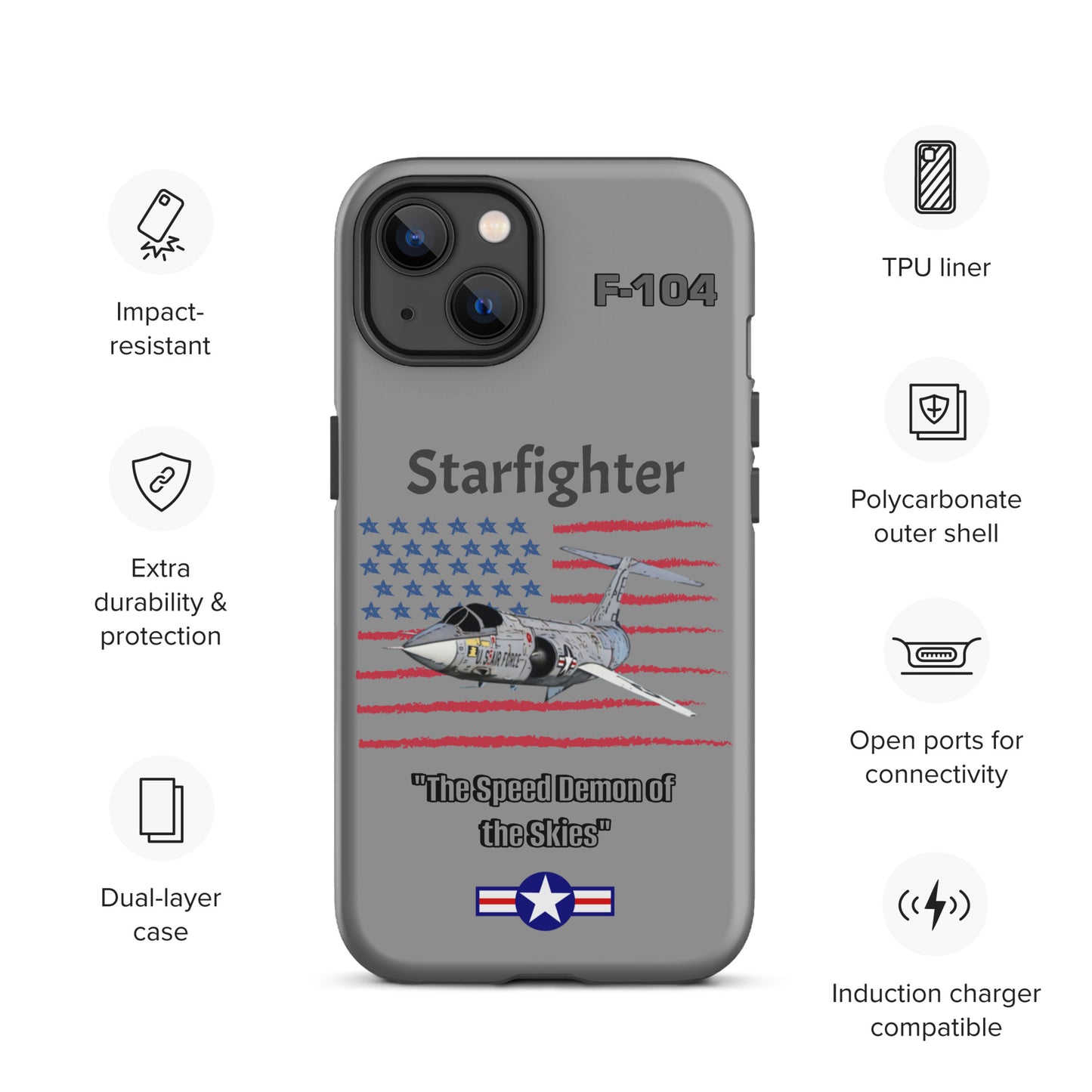 Starfighter Patriot iPhone Case