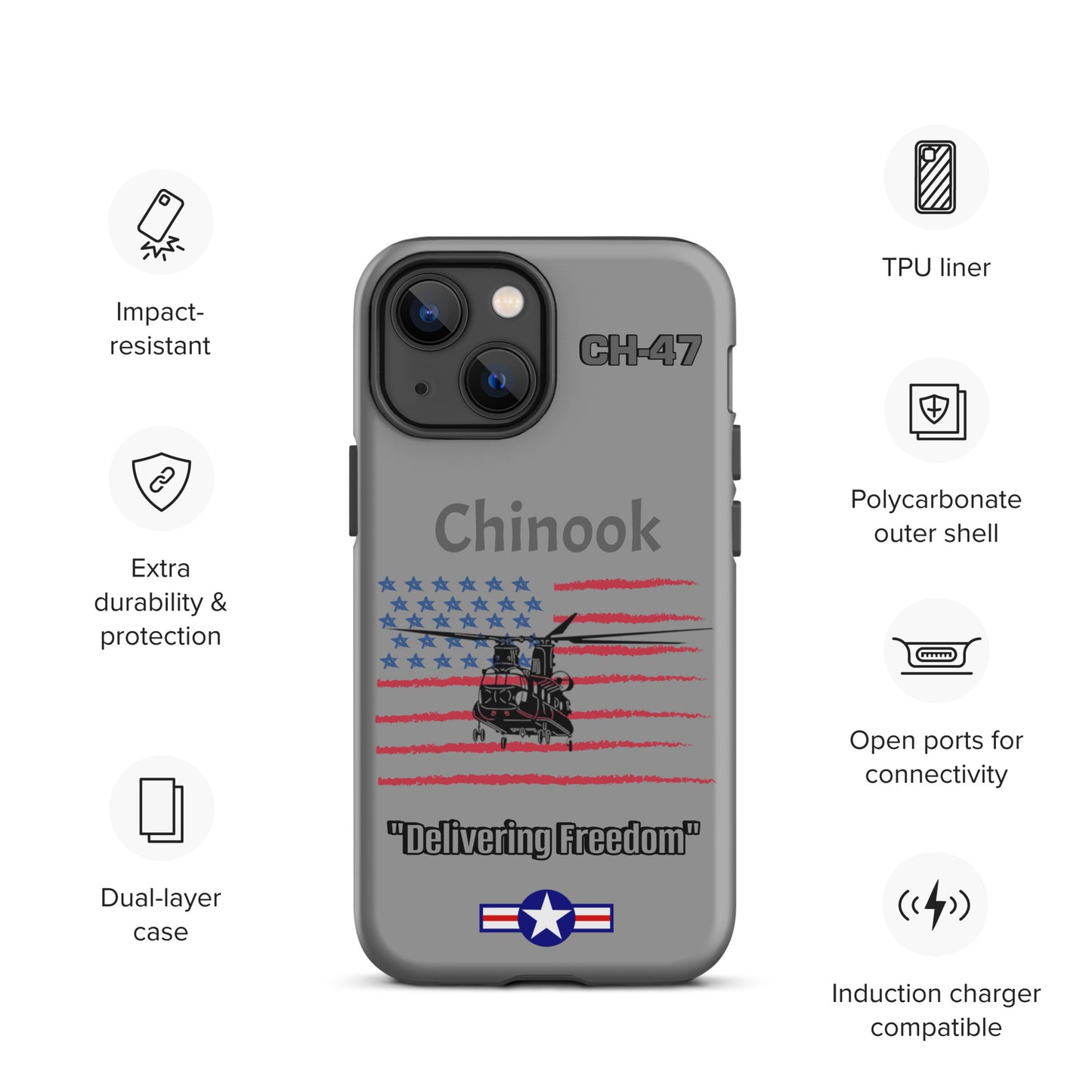 Chinook Patriot iPhone Case