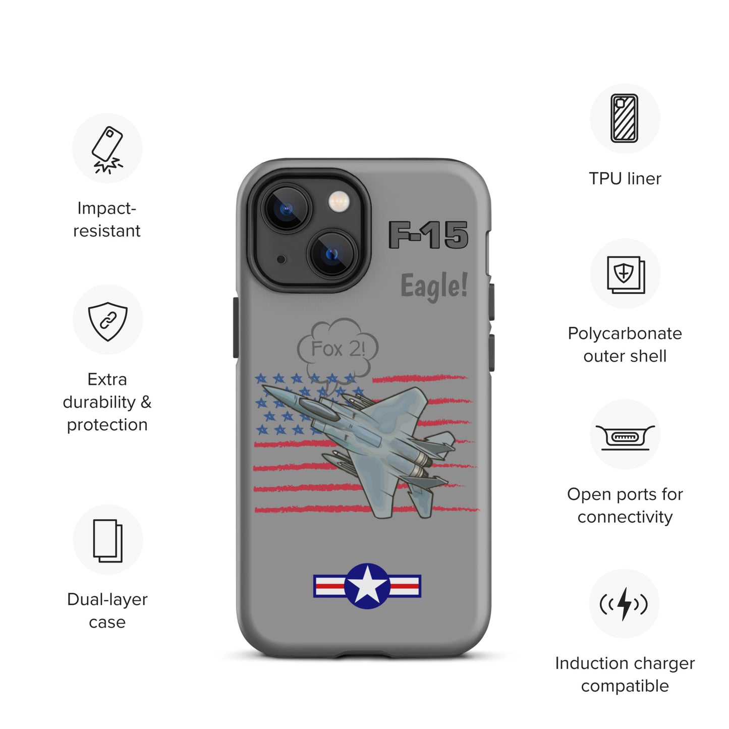 Eagle Wings Freedom iPhone Case (Without Quotes)