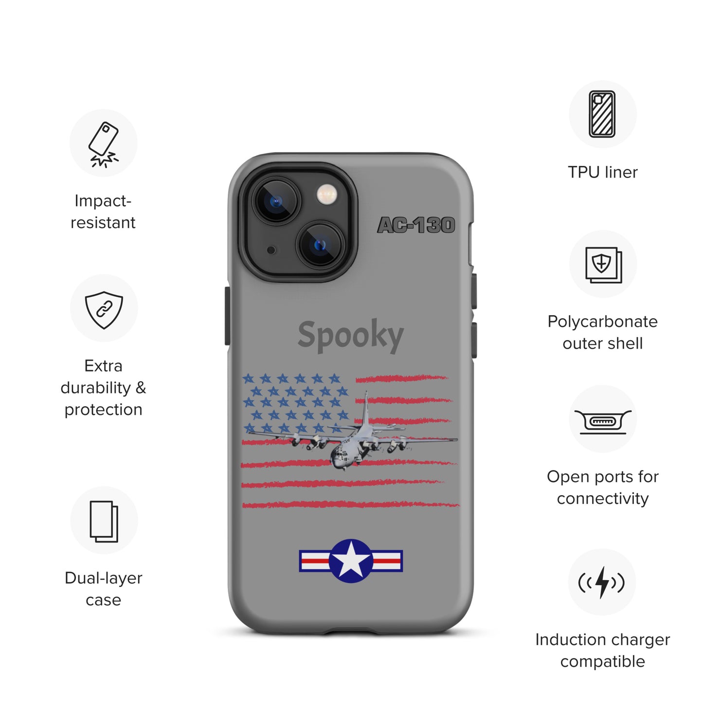 Spooky Patriot iPhone Case (Without Quotes)
