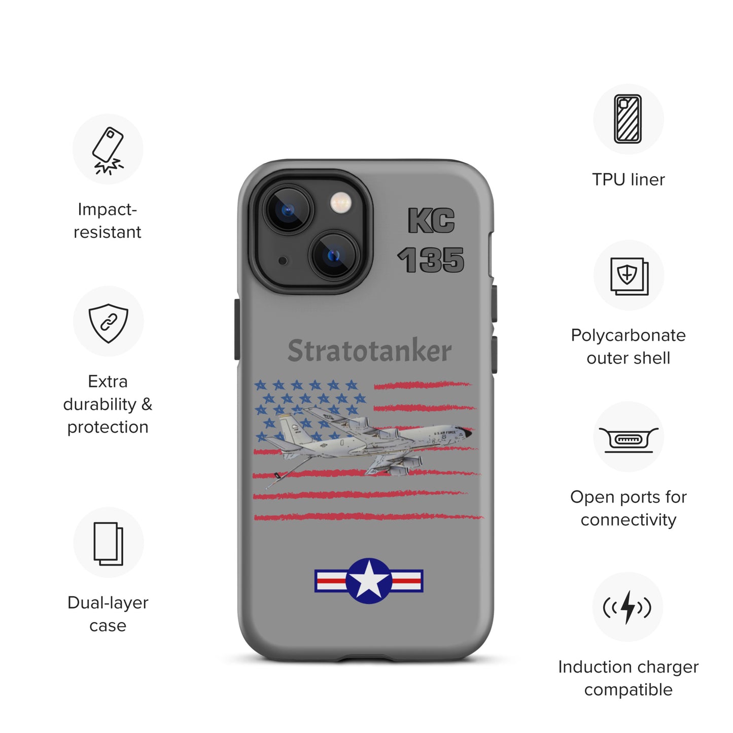 Stratotanker Patriot iPhone Case (Without Quotes)