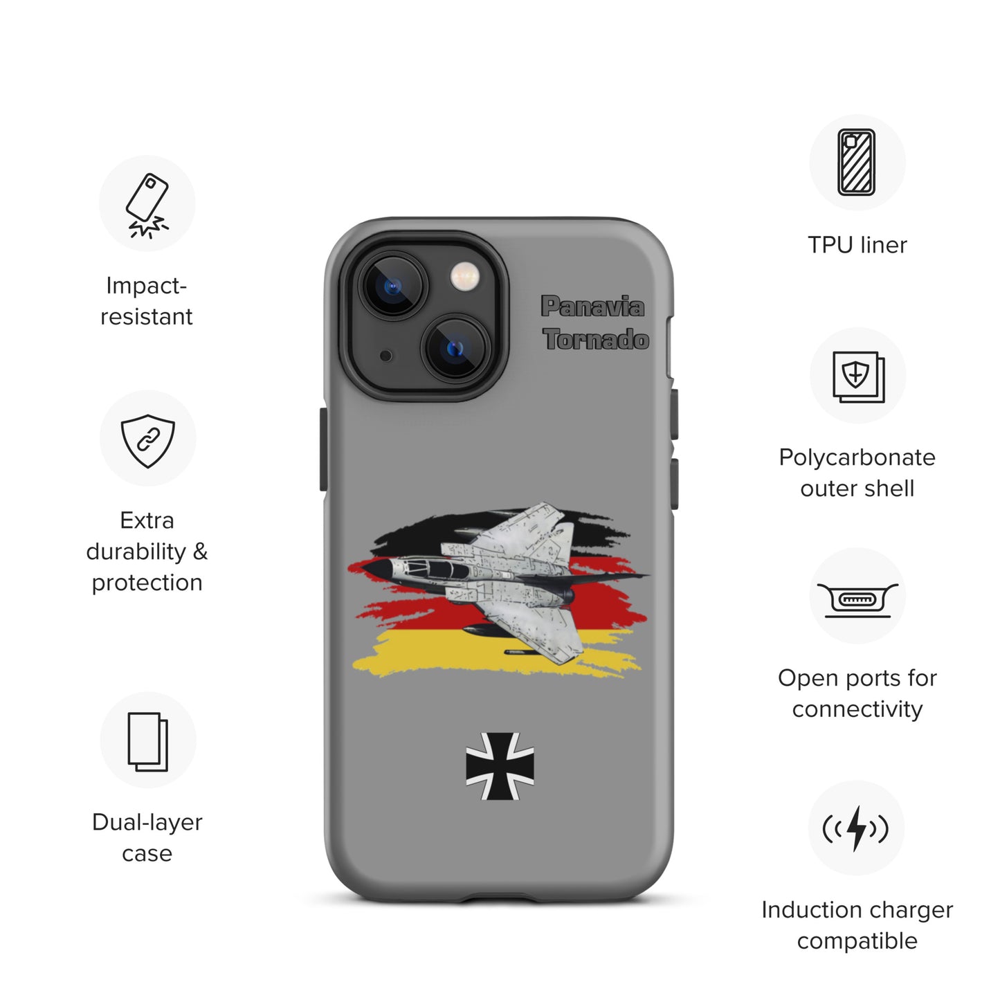 Tornado Patriot iPhone Case (Without Quotes)
