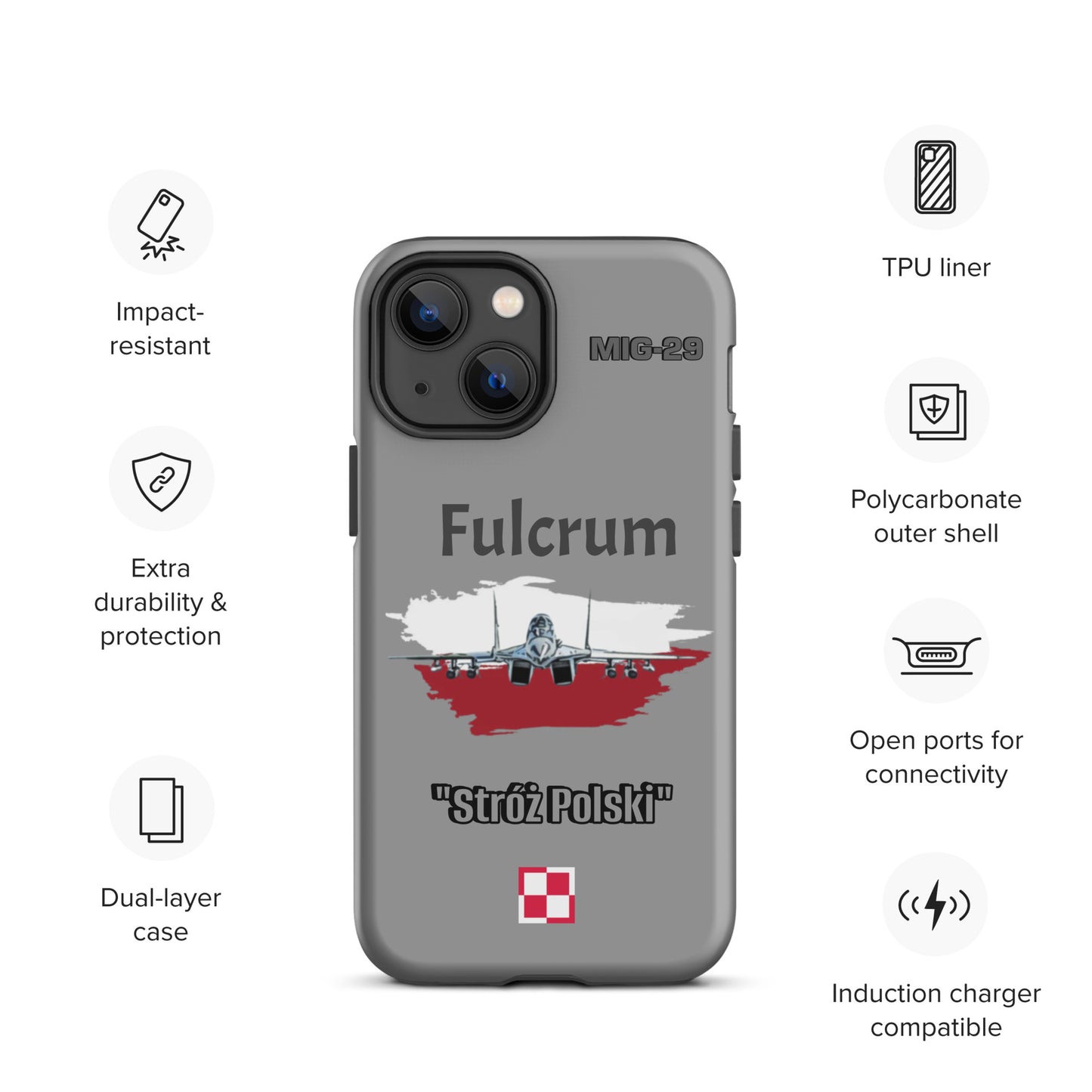 Poland Fulcrum Patriot iPhone Case