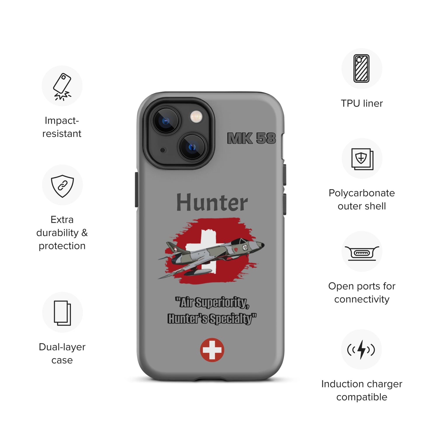 Swiss Hunter Patriot iPhone Case