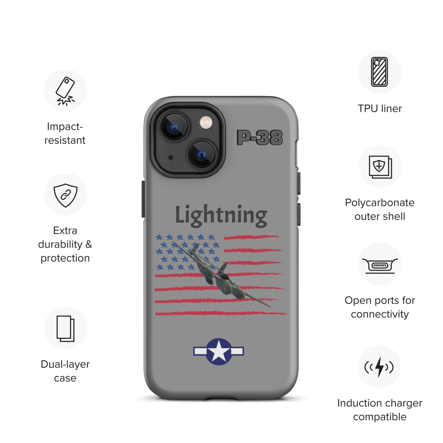 WWII Lightning Patriot iPhone Case