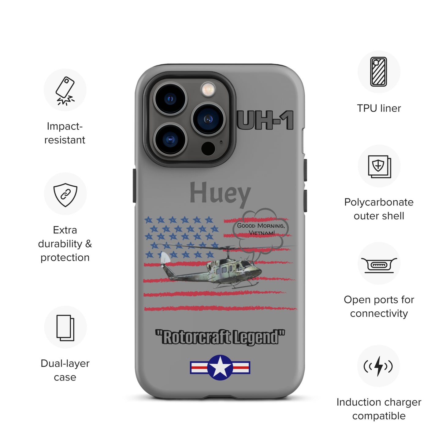 Huey Patriot iPhone Case