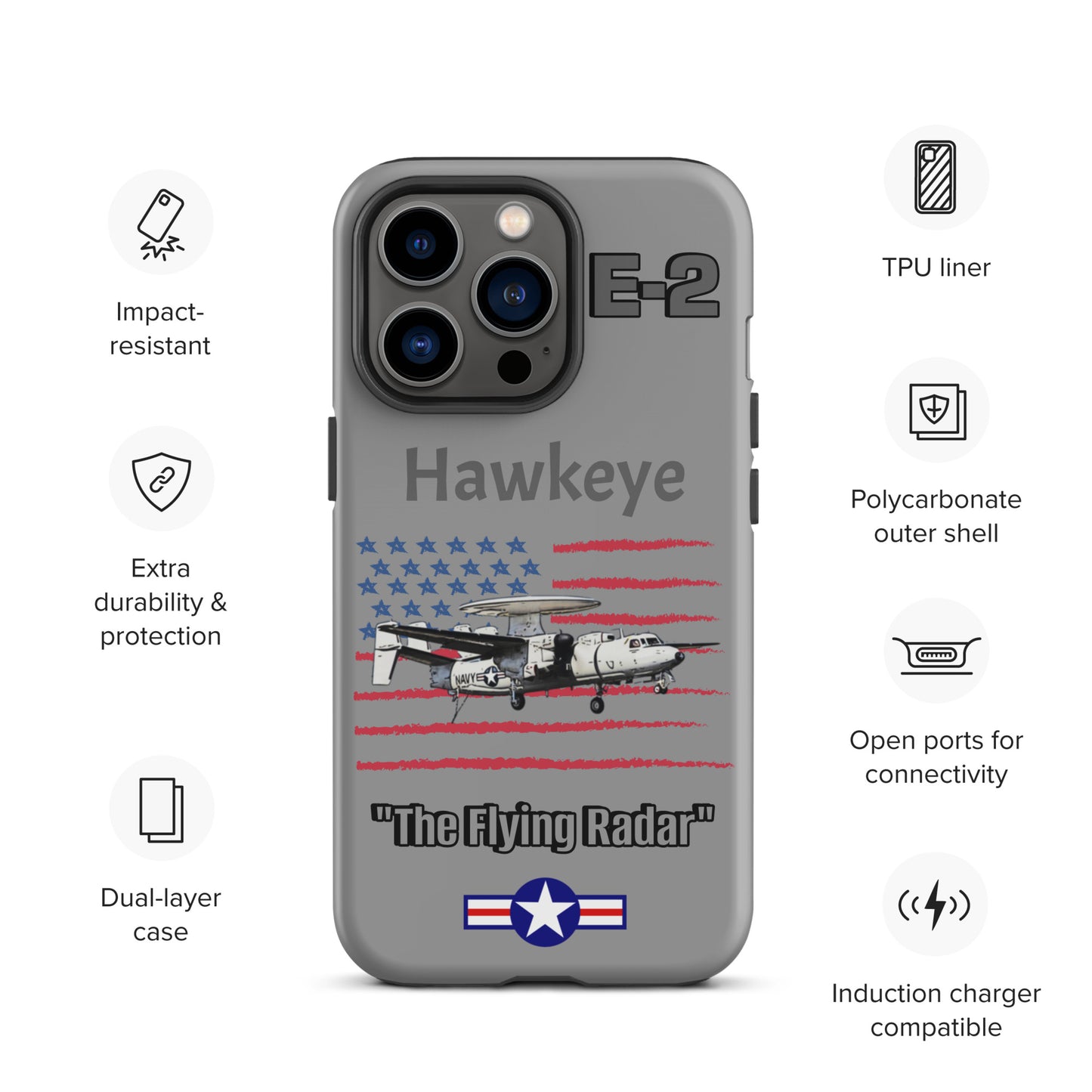 Hawkeye Patriot iPhone Case