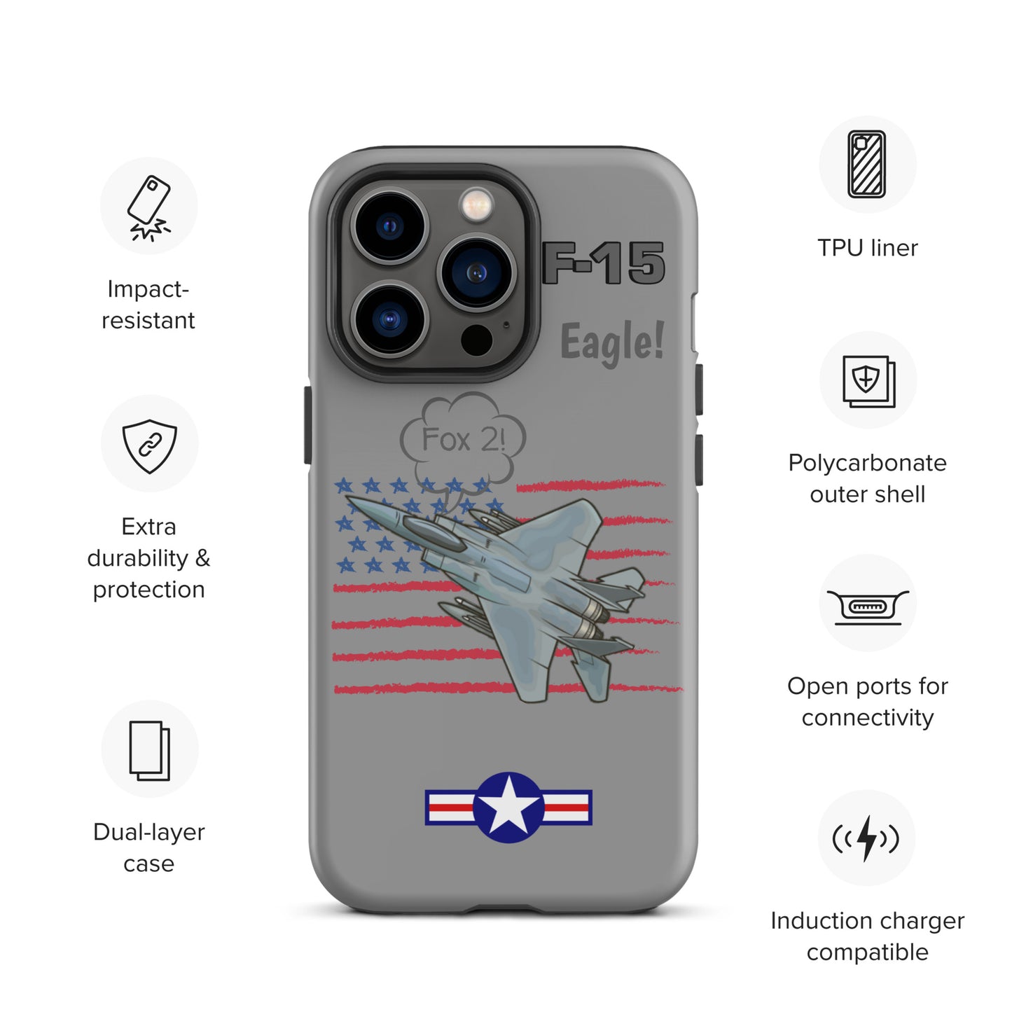 Eagle Wings Freedom iPhone Case (Without Quotes)