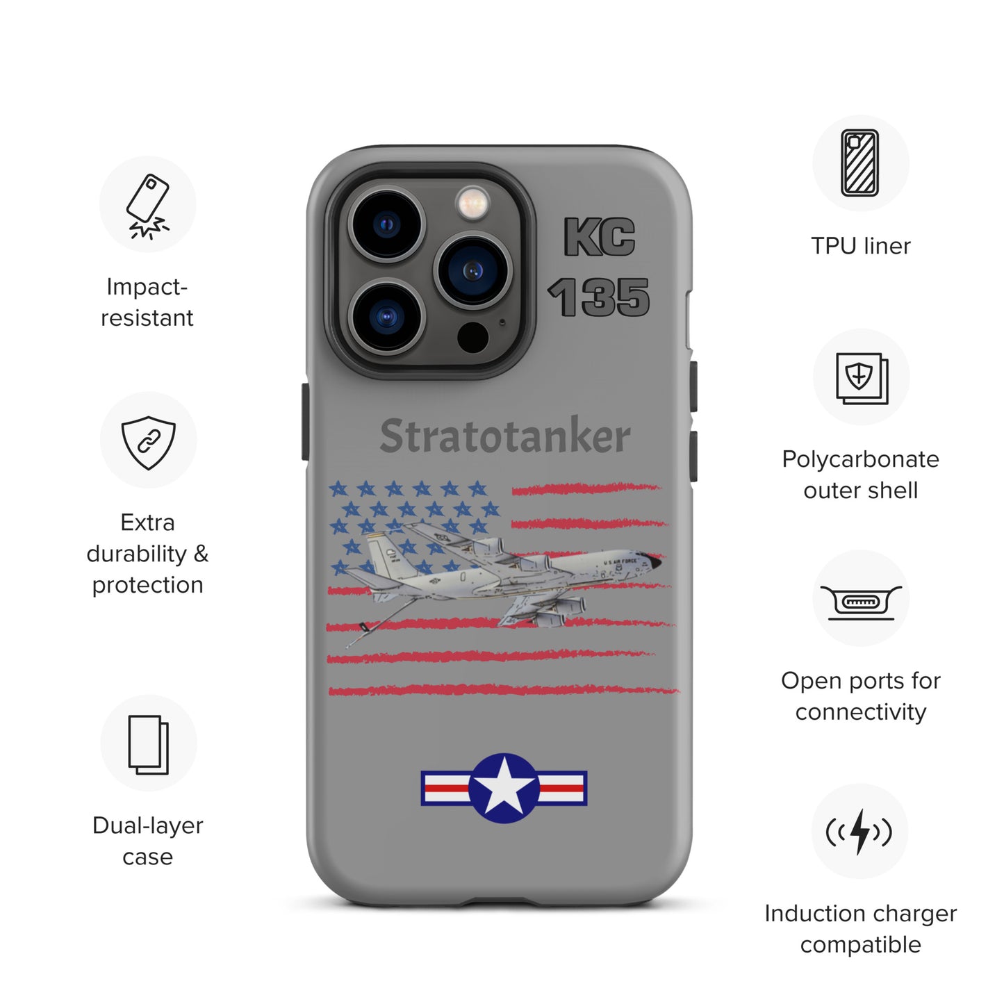 Stratotanker Patriot iPhone Case (Without Quotes)