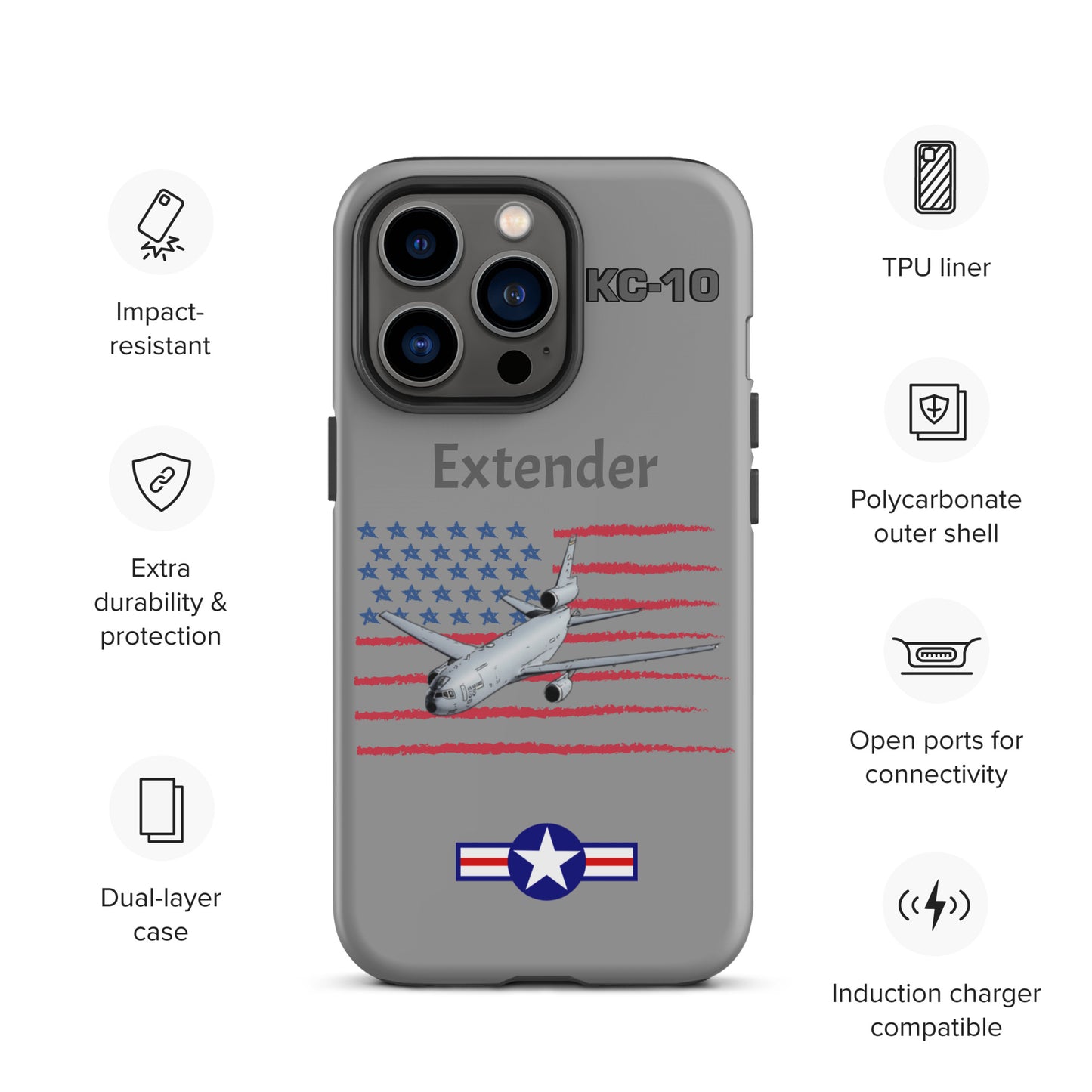 Extender Patriot iPhone Case (Without Quotes)
