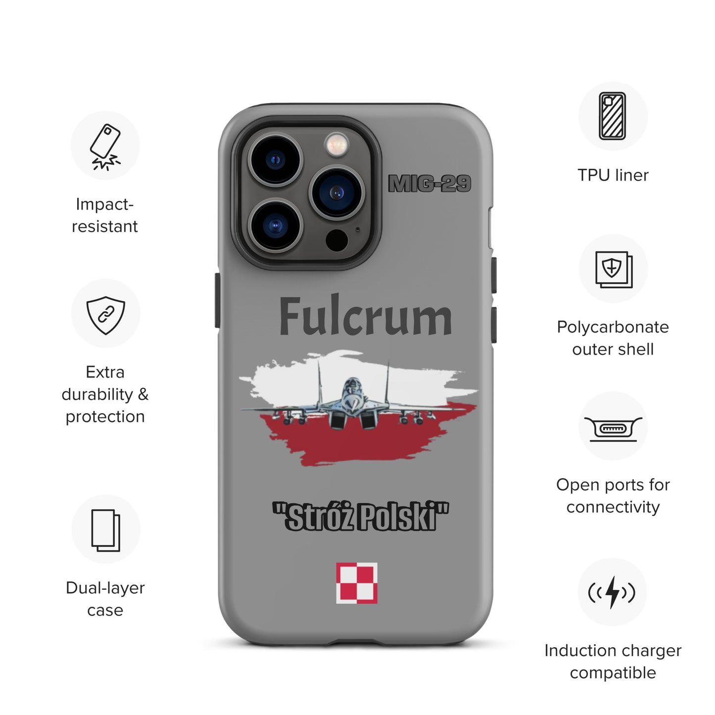 Poland Fulcrum Patriot iPhone Case