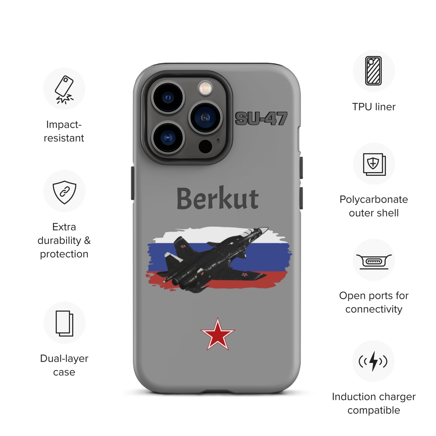 Berkut Patriot iPhone Case (Without Quotes)