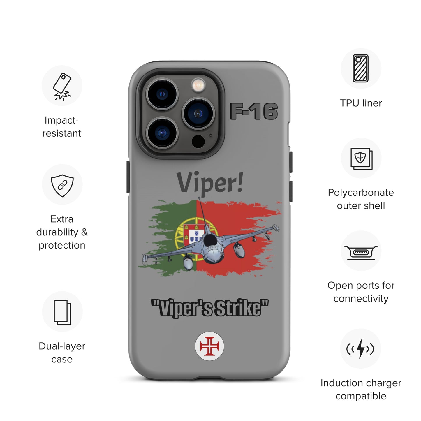 Portuguese Viper Patriot iPhone Case