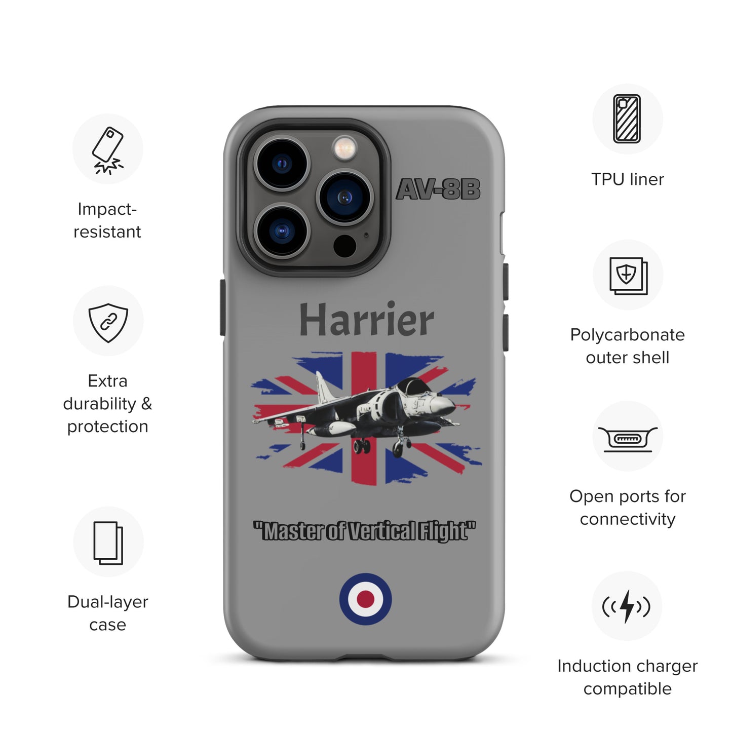 British Harrier Patriot iPhone Case