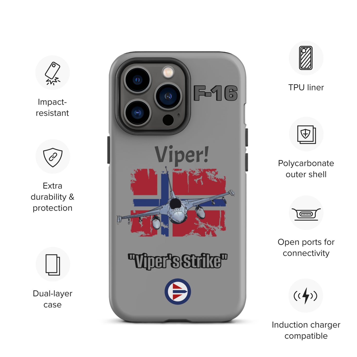 Norwegian Viper Patriot iPhone Case