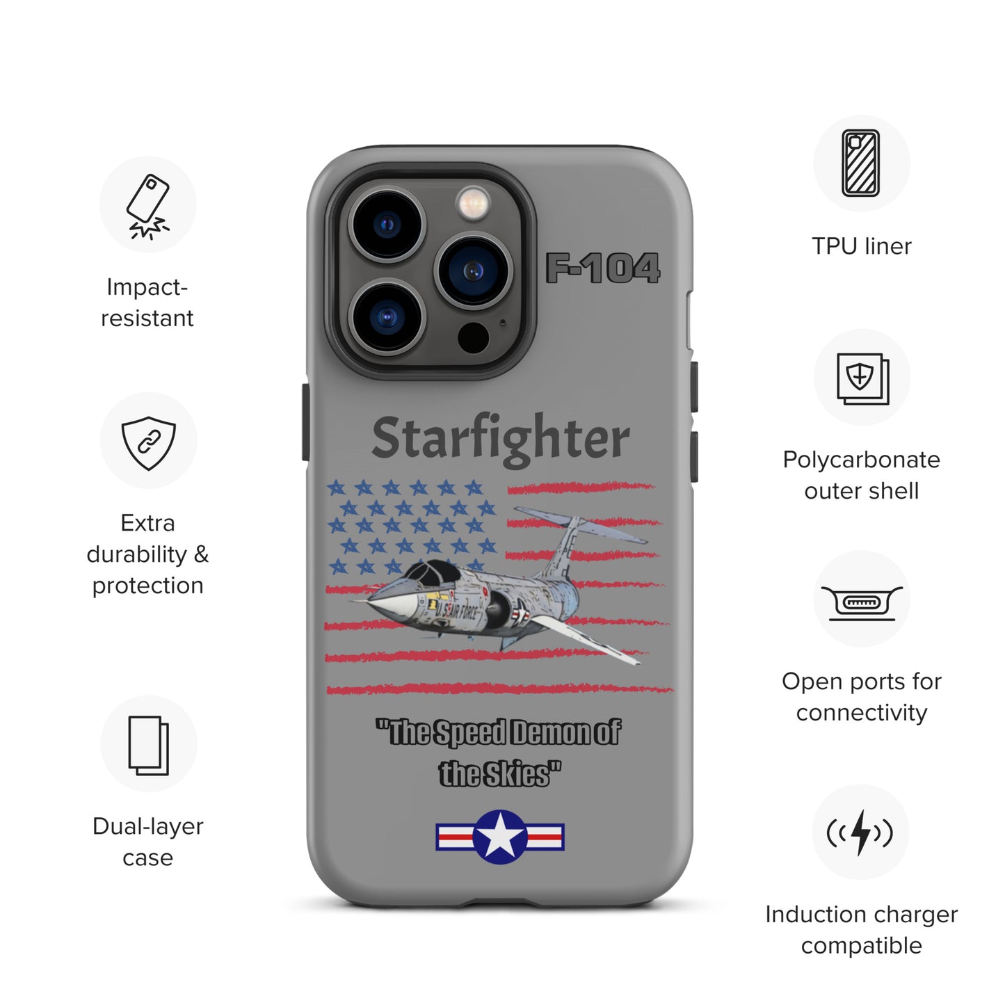 Starfighter Patriot iPhone Case
