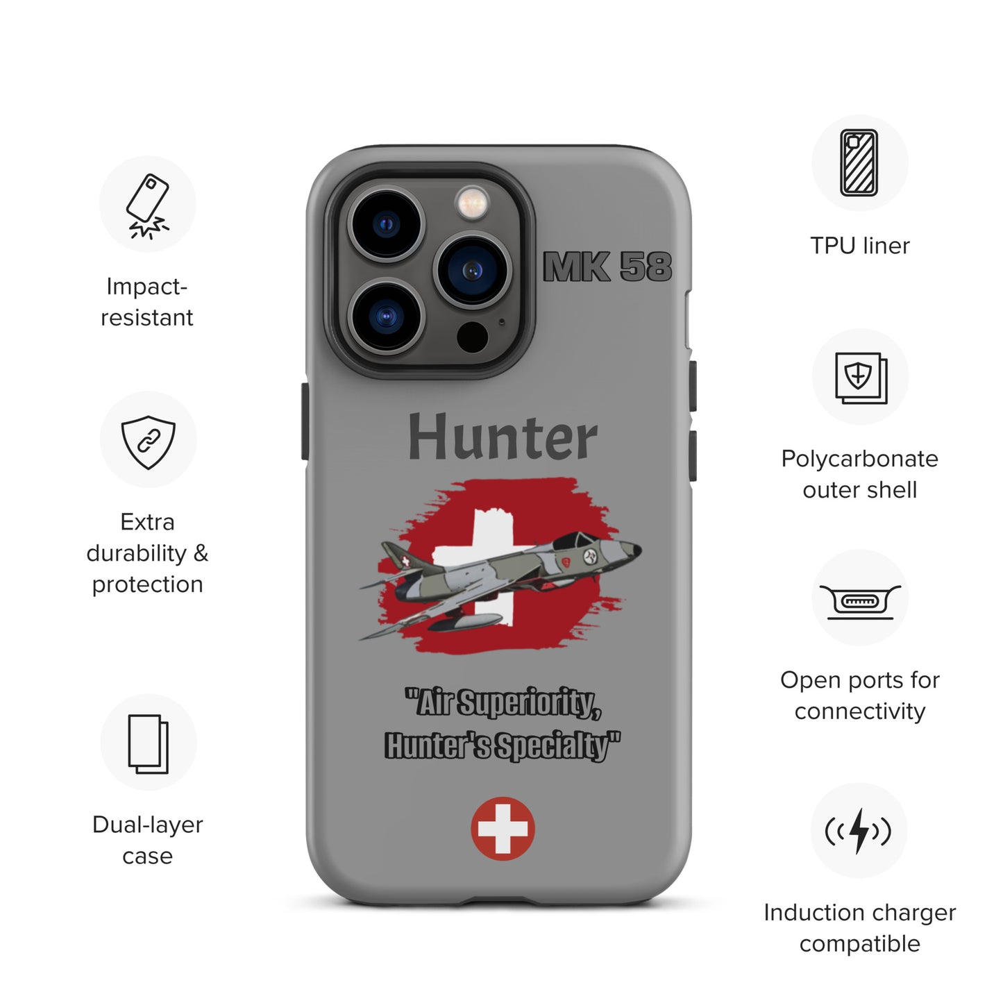 Swiss Hunter Patriot iPhone Case