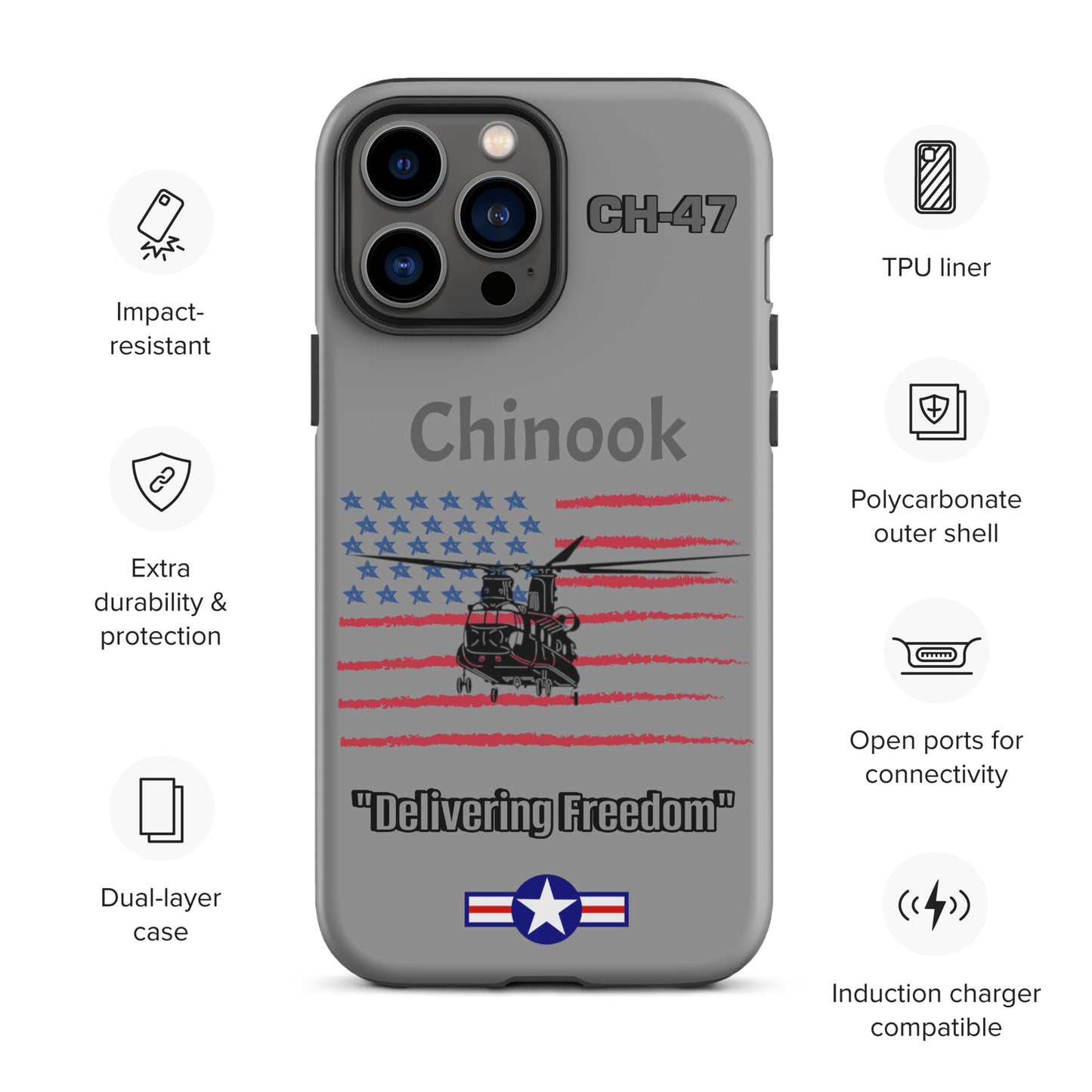 Chinook Patriot iPhone Case