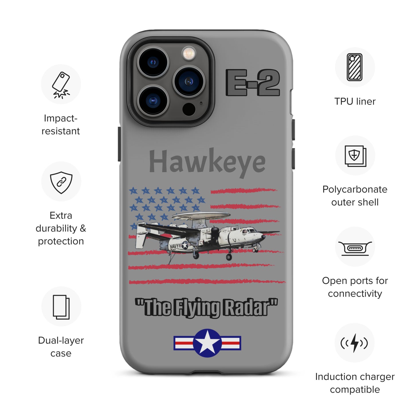 Hawkeye Patriot iPhone Case