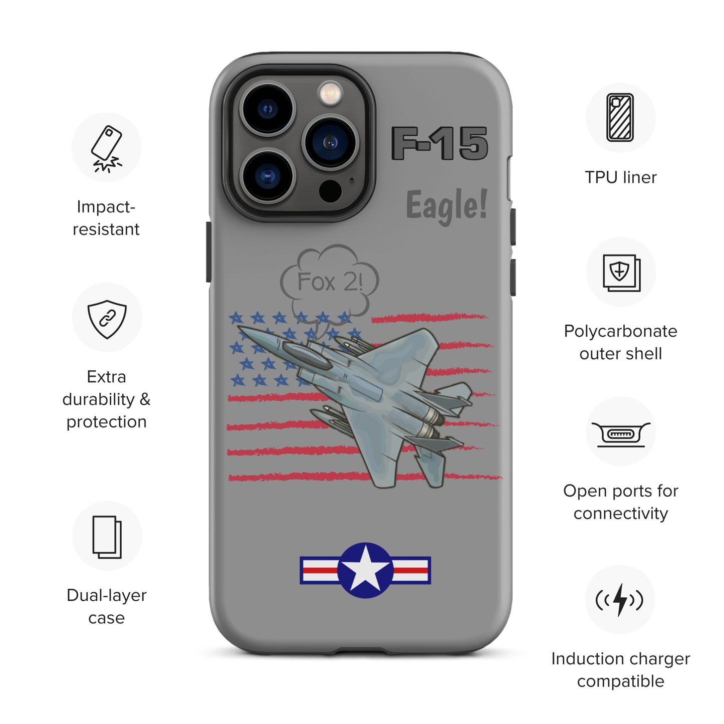 Eagle Wings Freedom iPhone Case (Without Quotes)
