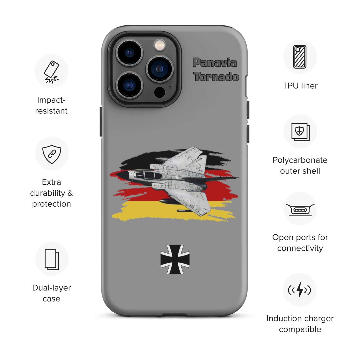 Tornado Patriot iPhone Case (Without Quotes)