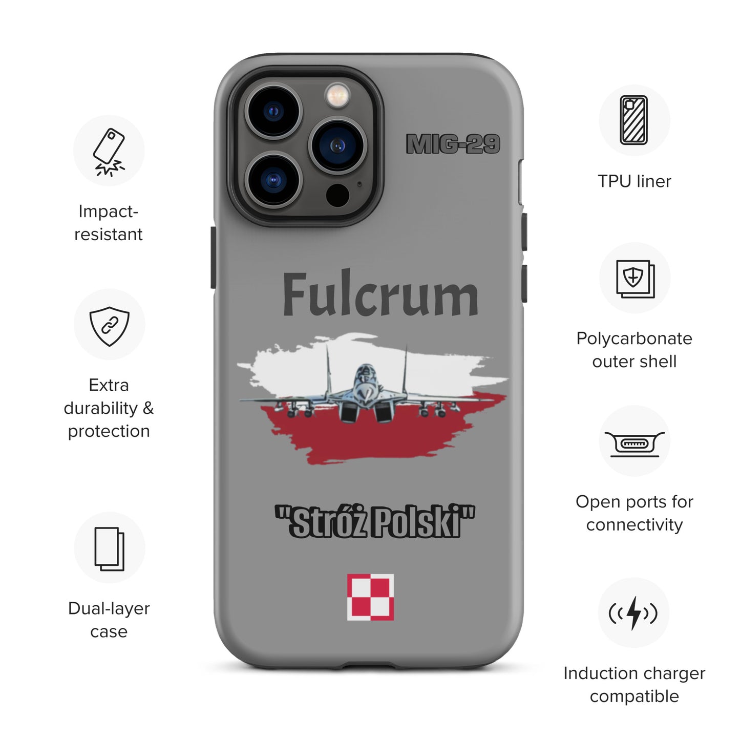 Poland Fulcrum Patriot iPhone Case