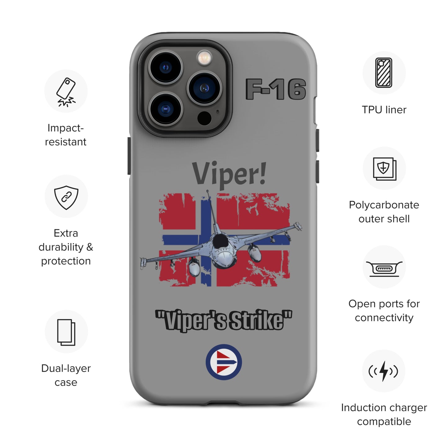 Norwegian Viper Patriot iPhone Case