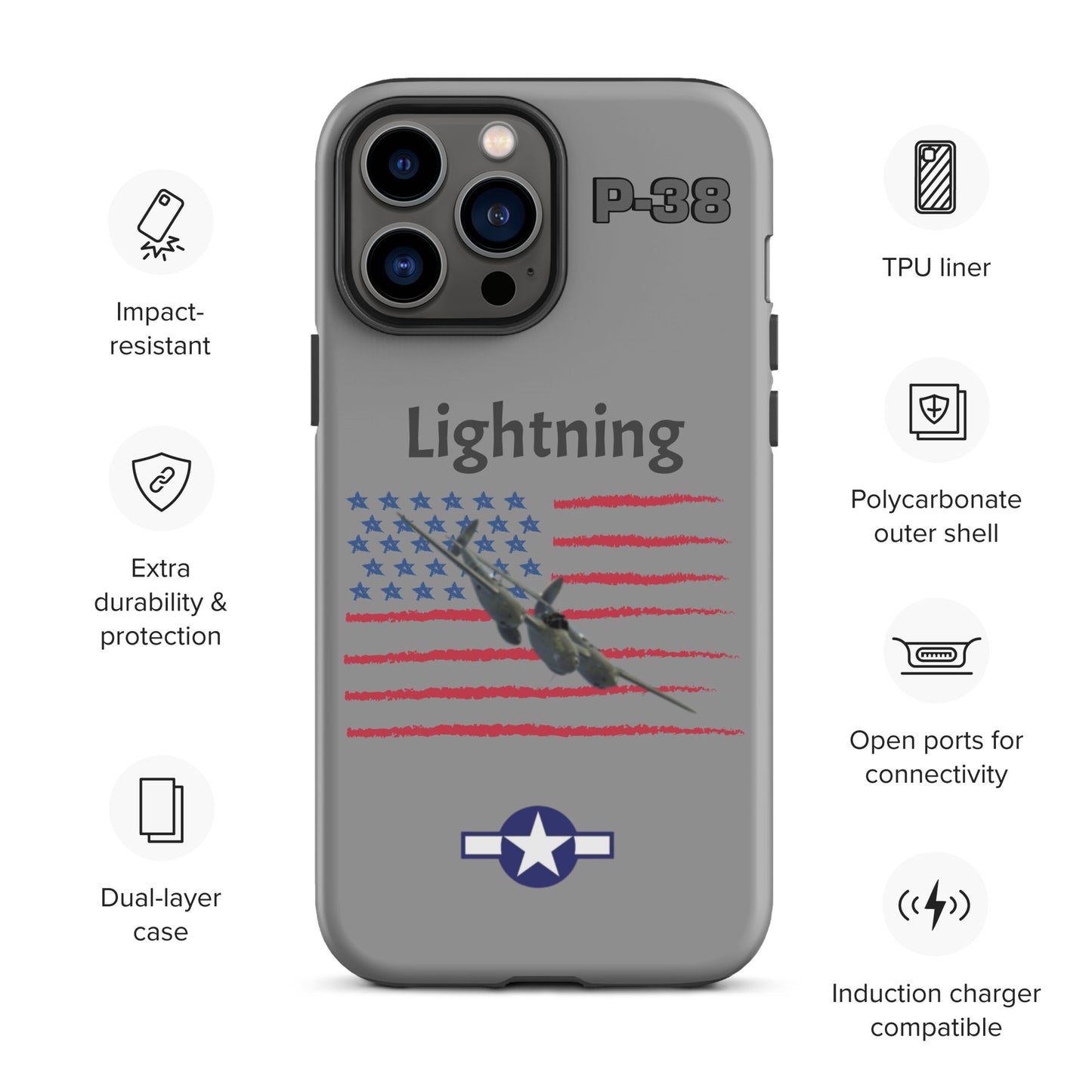 WWII Lightning Patriot iPhone Case