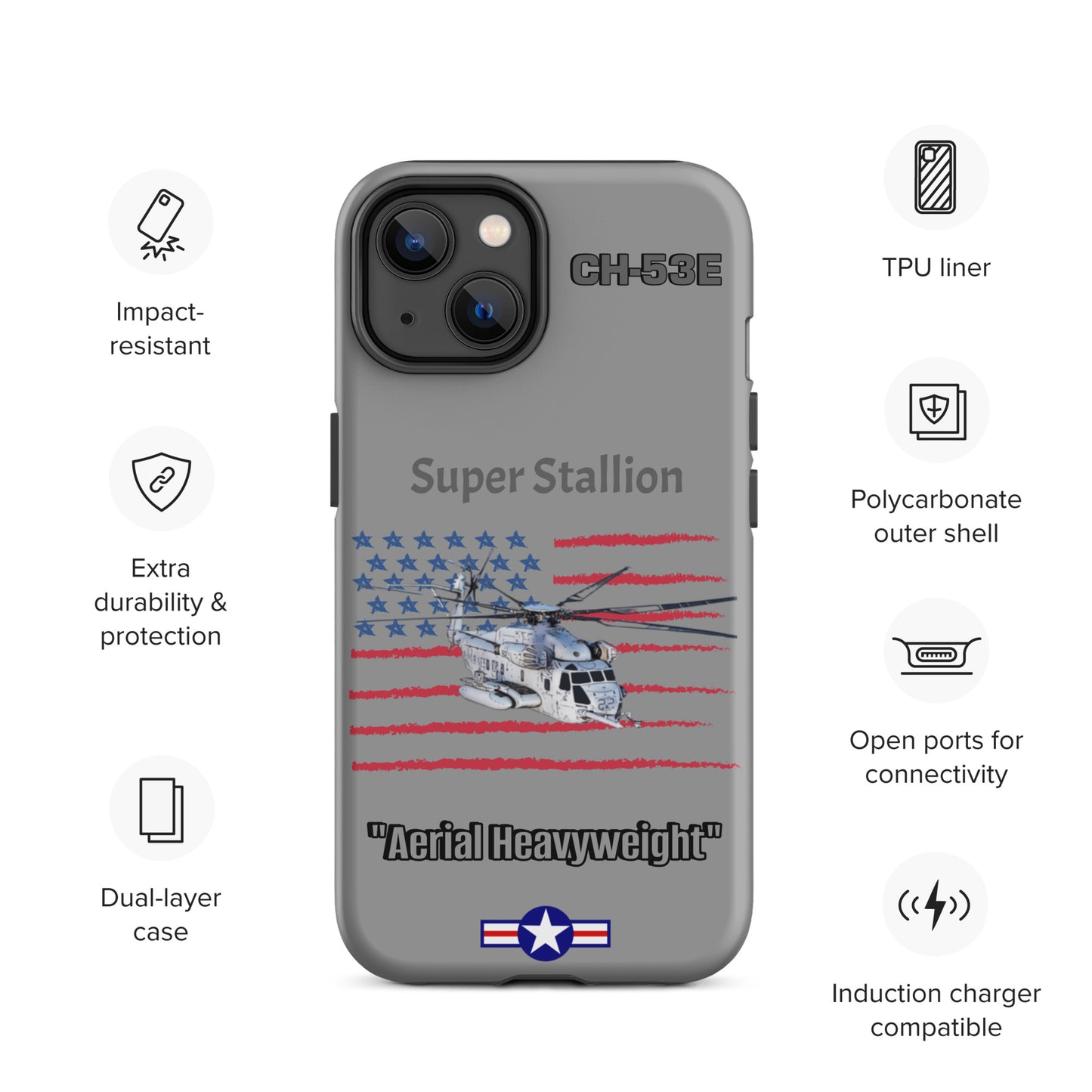 Super Stallion Patriot iPhone Case