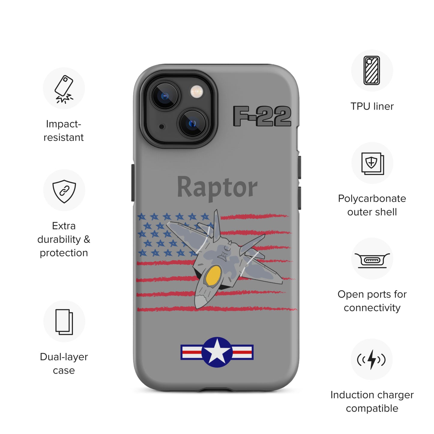 RaptorGuard iPhone Case (Without Quotes)